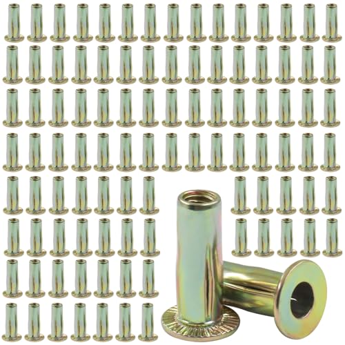 Murtenze 100 Pcs Multi-Grip Rivet Nut Kit, 1/4-20
