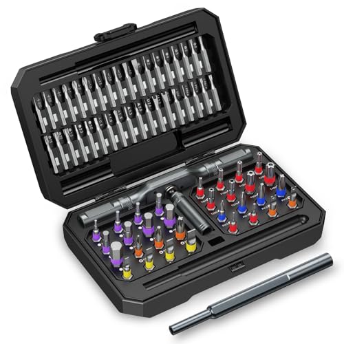 Bomivoi 71-in-1 Magnetic Ratchet Screwdriver Set, T Handle Screwdriver Sets