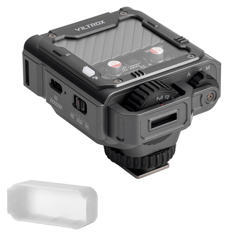VILTROX Spark Z3 TTL Mini Camera Flash for Fuji, 6500K Small Flashlight High-Power GN16 Flash with Ultra-Fast 0.1–1s Recycle Time, TTL Auto with 7 Level Manual Power Control (Gray,for Fujifilm) For Fujifilm