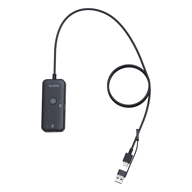 Yealink USB-Y Trainer Cable Y-Splitter with USB-C/A for PC Office Headset | Compatible with Yealink USB-C UH BH Headset Splitter Cord Connector for Call Center Supervising Training Computer