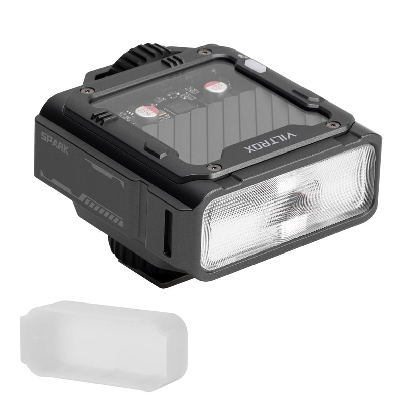 VILTROX Spark Z3 TTL Mini Camera Flash for Nikon, Gray | 6500K, GN16 High-Power, 0.1–1s Recycle Time, TTL Auto with 7 Level Manual Power Control