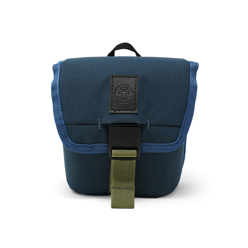 Nocs Provisions 42mm Binocular Pouch for Nocs 32mm Binoculars, Crossbody or Pack Mount Accessory - Harbor Blue
