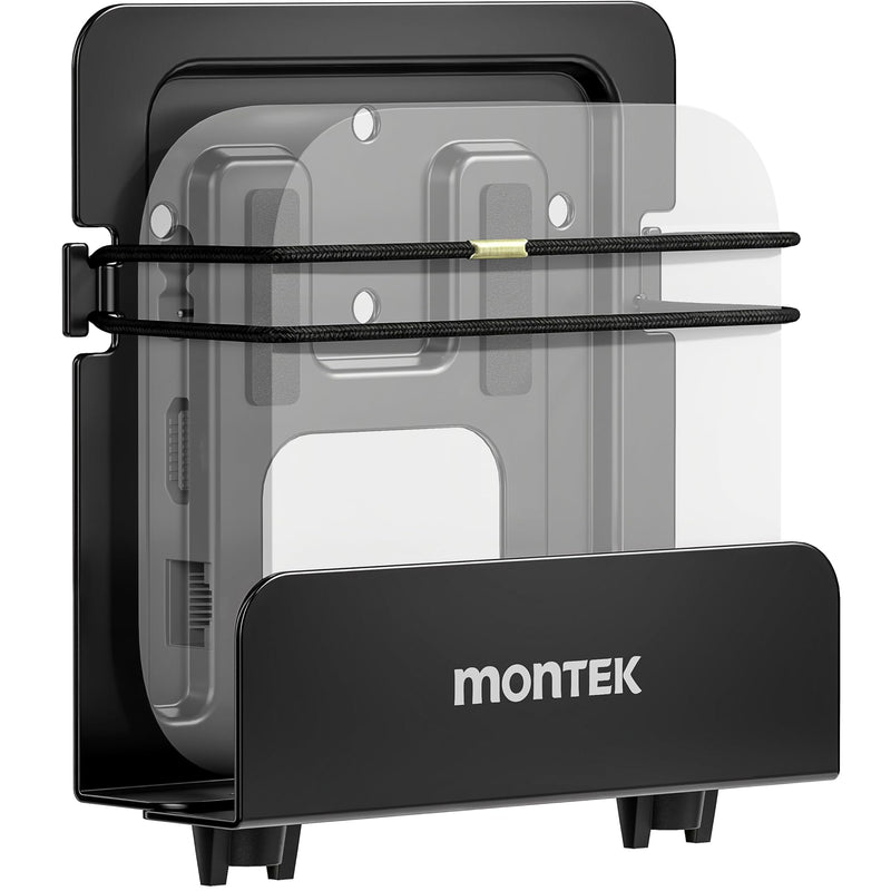 monTEK Adjustable Cable Box Wall Mount up to 11 LBS, Narrow | Small Devices Wall Mount, Modem Mount, For WiFi Router, DVD Player, Mini PC, Game Consoles & Streaming Media Devices Narrow | 1-Pack