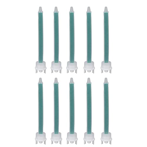 Mixing Nozzle, Prevent Blocking Adhesive Glue Tip Mixer Nozzles for Applicator, Pack of 10