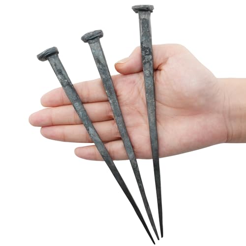 3 Pcs Iron Nails, Hand Forged Rustic Crucifixion Cross Nails