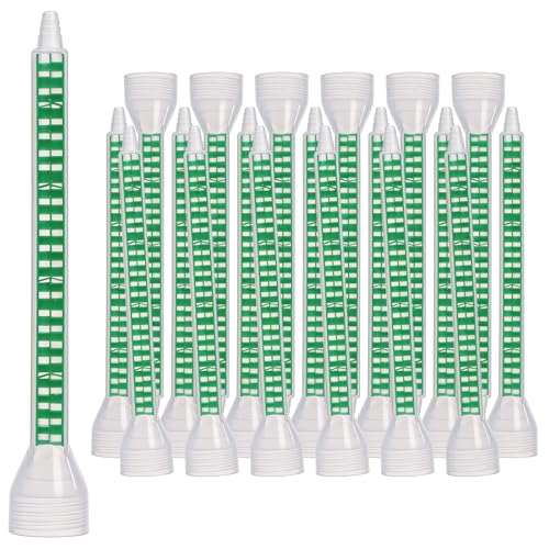 20 Pieces Epoxy Mixing Nozzle, Square Static Mixing Nozzle Tip