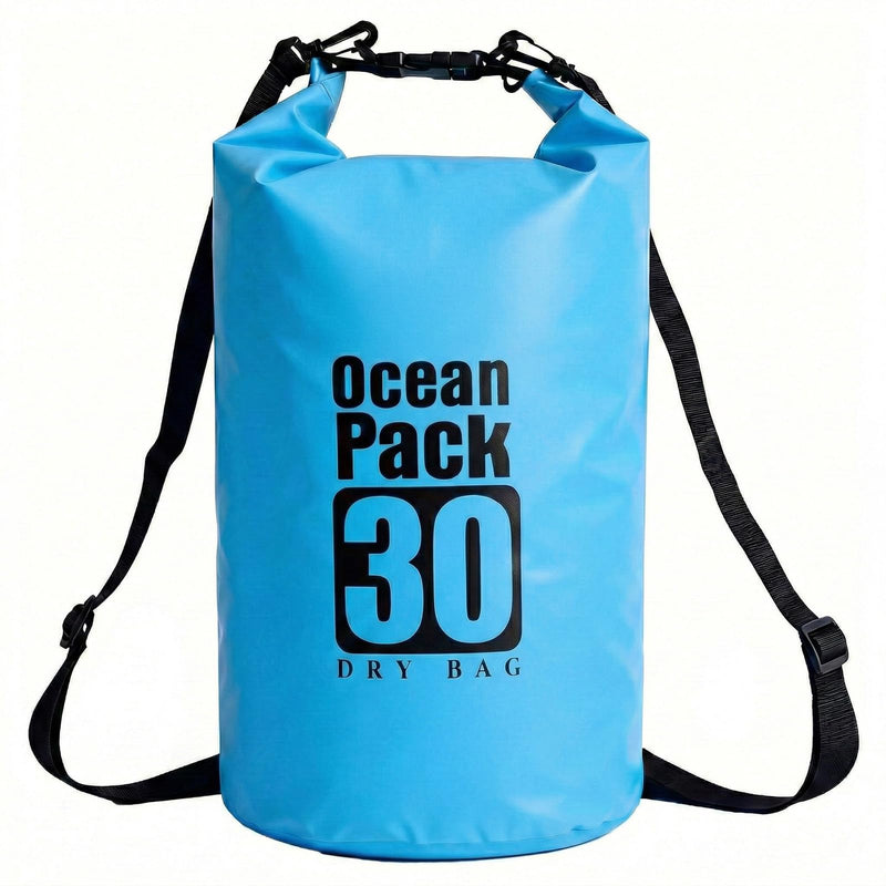 Floating Waterproof Dry Bag 5L/10L/15L/20L/30L for women-Lightweight&Small waterproof bags backpack for Kayaking, boating,Camping, Hiking,Paddle boarding with Roll-Top Closure BLUE 30L