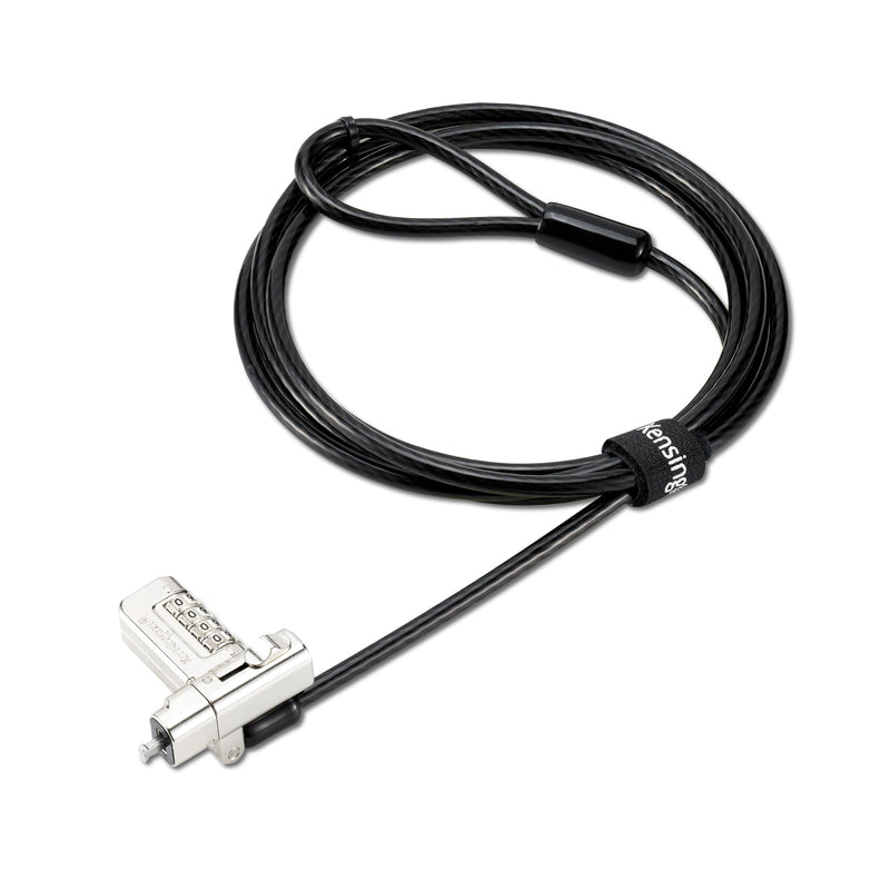 Kensington Universal 3-in-1 2.0 Combination Laptop Lock, fits T-bar, Nano, N17, Wedge-shaped Lock Types, 6-foot Computer Security Locking Cable, Compatible with Dell, HP, Lenovo - Resettable, K63394WW Upgraded - 1 Tip Combo Lock - Universal