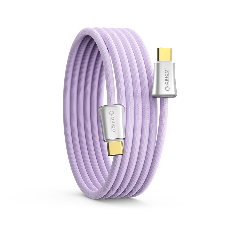 ORICO 240W USB C to USB C Cable 3.3ft Nylon Braided Fast Charging Cord | PD 3.1 / E-Marker Chip & Matching Cable Organizer, Compatible with MacBook Pro, iPhone 17, Samsung S24, iPad
