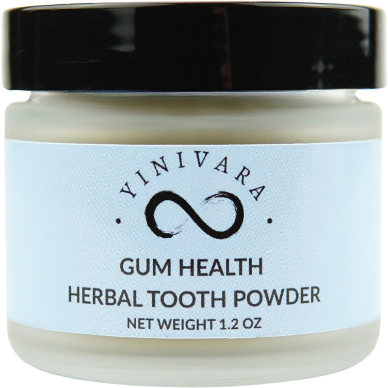 Gum Health Tooth Powder, for Sensitive Teeth with Ginseng, Mint & Clove | 3 Month Supply, Made in USA | Fluoride-Free, Traditional Herbal Formula
