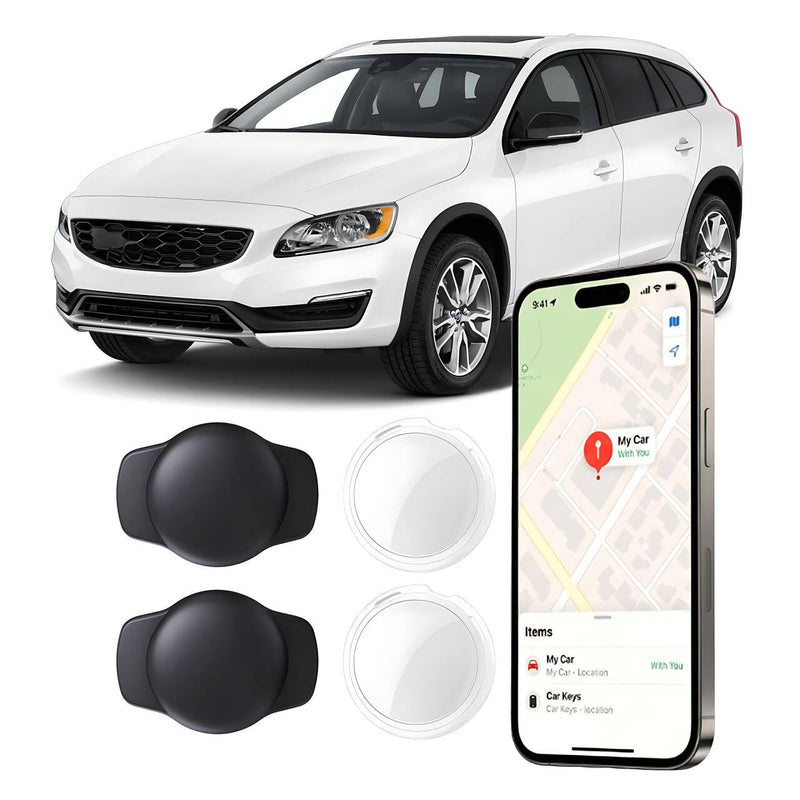 Undetectable GPS Tracker for Vehicles No Subscription Car Locator(iOS Only) | Tracking Devices for Cars Hidden Magnetic Waterproof No Monthly Fee No SIM Card Required Mini Vehicle Tracker for Trucks Moto
