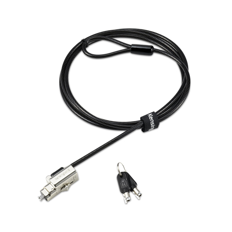 Kensington Universal 3-in-1 2.0 Keyed Laptop Lock, Fits T-bar, Nano, N17, Wedge-Shaped Lock Types, 6-Foot Computer Security Locking Cable, Compatible with Dell, HP, Lenovo, K63389WW Universal fit 3-in-1 Lock Keyed - 1 tip