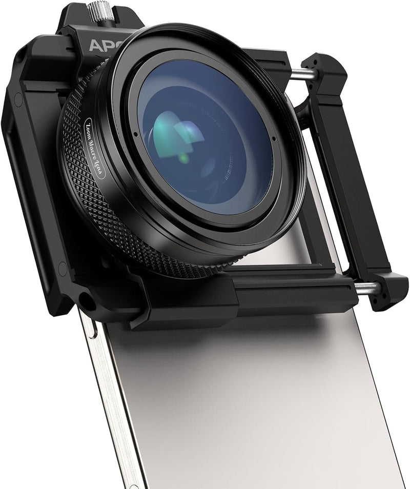 Macro Lens Kit for Smartphone, 10-20X Micro Phone Lens with Universal Lens Clip, HD Magnifier Photography Lens for iPhone Android Phone (Fits for Almost All Phone), Phone Macro Lens Attachment Blue