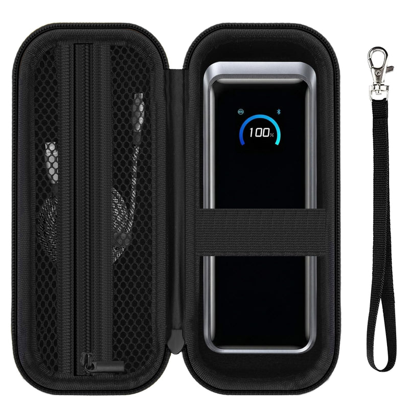 Case for Anker Prime 26,250mAh(300W)/27650/25000/20100/24000mAh(737),Black | Protective Carrying Bag, Shockproof EVA Shell, Zipper Accessory Pocket, Dust Resistant, Compact Portable, Ideal For Travel & All-Black