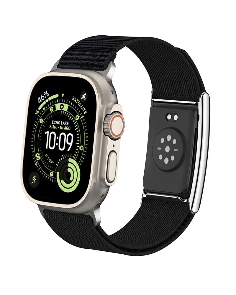 Nylon Sport Band Compatible with Amazfit Helio Strap Apple Watch Combo Band | Adjustable Fitness Wristband with Metal Bumper Case for Helio Strap & iWatch 44/45/46/49mm