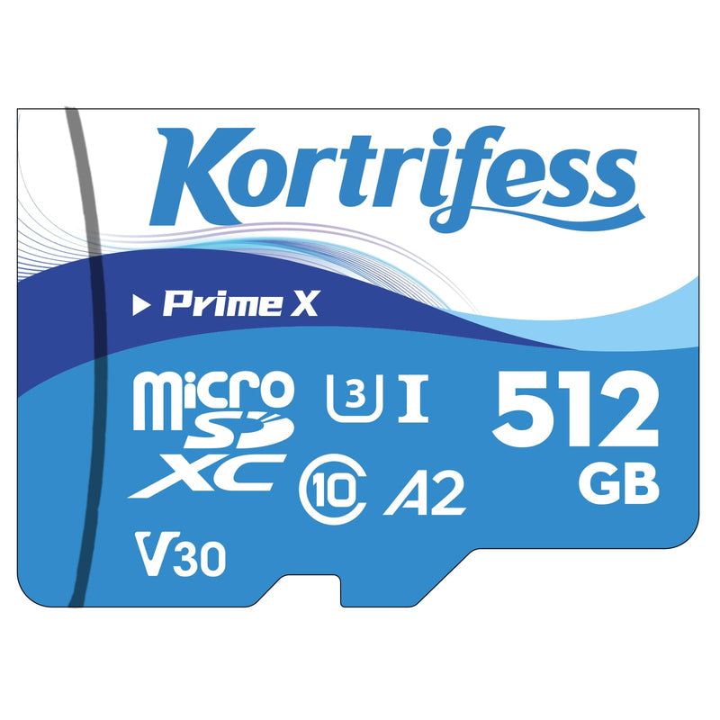 512GB Micro SD Card, microSDXC TF Card UHS-I Memory Card 130MB/s | High Read Speed 130MB/s, Class 10, C10, U3, A2, V30 for DSLR Camera 4K UHD Full HD Video Recording