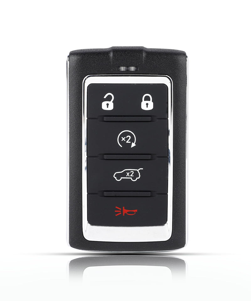 Smart Key Fob for Jeep Grand Cherokee/Jeep Grand Wagoneer 2024-2026 | YIKEBALOG 5-Buttons Proximity Key Fob Replacement for Jeep Grand Cherokee Jeep Grand Wagoneer/Wagoneer 2024-2026 2BAHD-KFW1