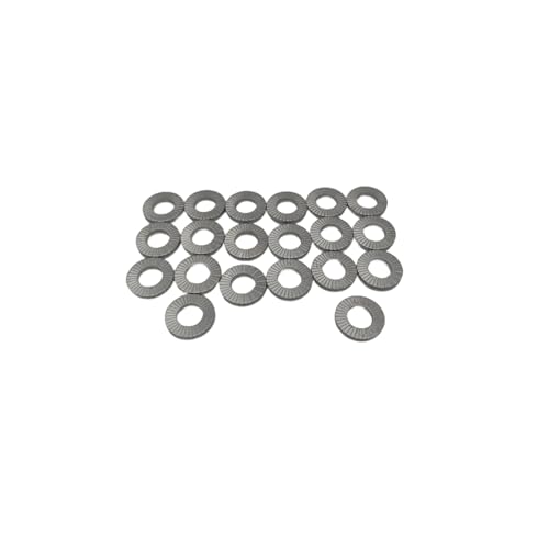 M8 Wedge Lock Washers, 20pcs Anti-Loose Shakeproof Washers for Bolts,Automotive,Precise Fit,Direct Installation. 20