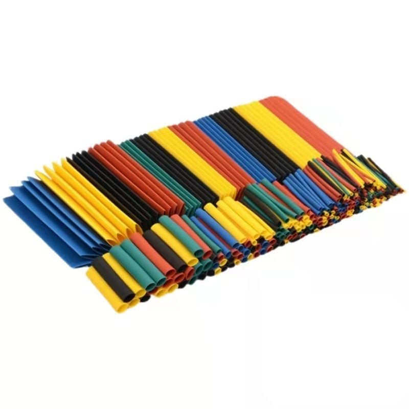 164-Piece Heat Shrink Tubing Kit - 8 Sizes Electric Insulation Tube Set for Cable & Wire Repair, Industrial-Grade Shrink Wrap for Secure Connections