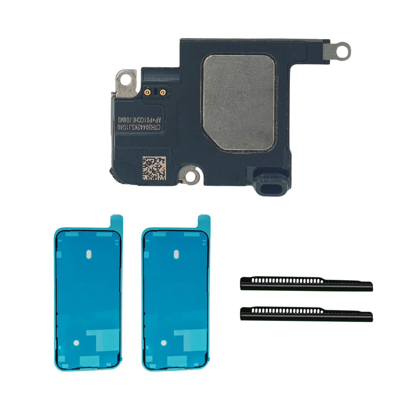 Earpiece Speaker Bundle Kit Compatible with iPhone 14 Pro Max - Snap-in Connector No Soldering - Includes 2X Dust Mesh & 2X Screen Adhesive Seal
