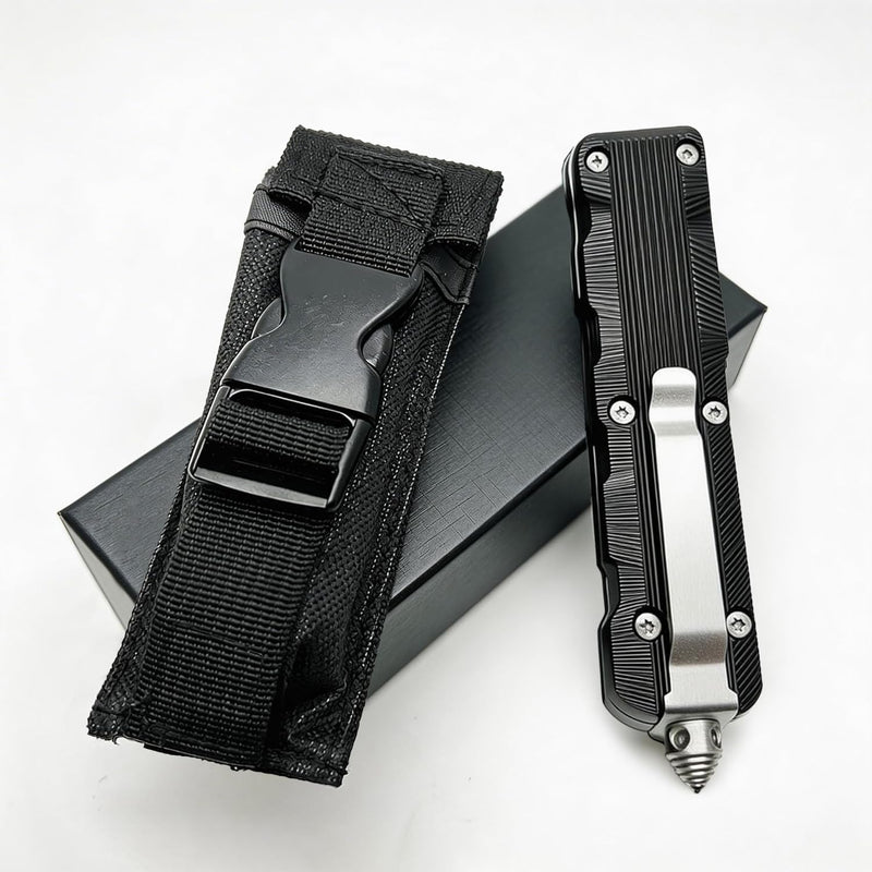 Outdoor Pocket Knife, Portable Camping Knife with Belt Clip, for Camping, Hunting, and Survival
