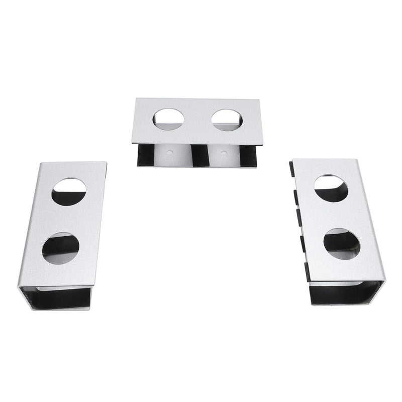 Under Desk Laptop Mount, Aluminum Alloy Metal Under Desk Shelf Device Holder, Anti Scratch Silicone Pad Mount with Metal Construction, Ideal for Laptop, TV Box, Game Console & (#12) #12