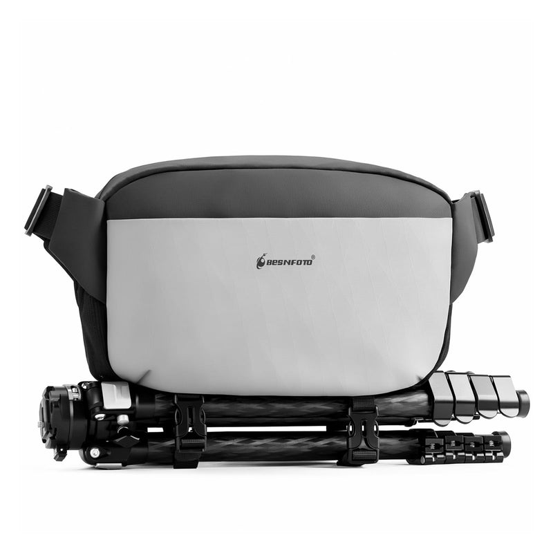 Everyday Crossbody Bag Camera Sling Bag | Multifuction Photography Shoulder Case, DSLR SLR Mirrorless Cameras Grey