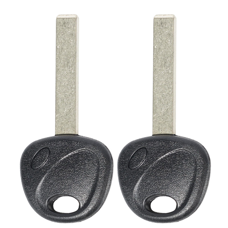 KK12P Uncut Plastic Head Key Fits for Hyundai Elantra Accent Santa Fe Ioniq Kia Forte NIRO Optima Rio Ignition Blank Car Door Key KK12-P (Set of 2)