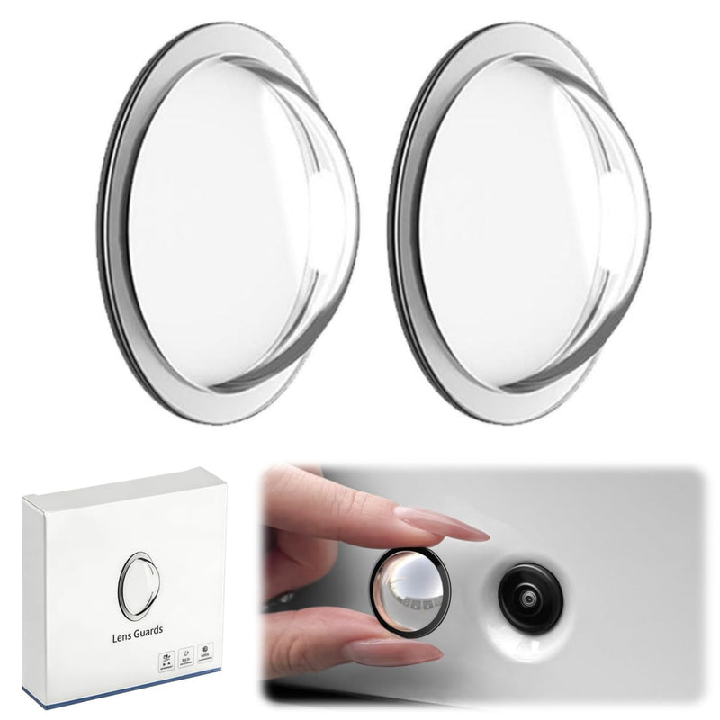 Car Camera Lens Protector,Car 360 Panoramic Camera Protective Cover,Clear Transparency Weatherproof Cars Backup Cameras Protection,Anti-Glare,Anti-Rain,Anti-Collision (2) 2