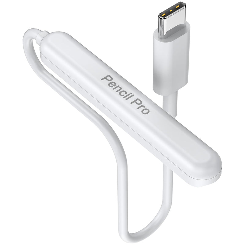 Magnetic Wireless Charger with Cable Compatible for Apple Pencil Pro Only, Convenient Charging Stand with LED Charging Indicator for Pencil Pro Latest Model