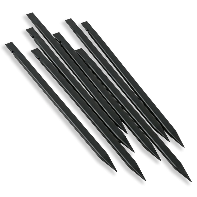 8PCS Black Plastic Pry Tool Set, Antistatic Spudger Cell Mobile Phone Repair Tools Kit, Electronics Pry Spudger Tools for Laptop Smartphone Tablet Unmanned Aerial Vehicle Repair