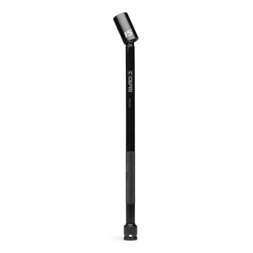 Capri Tools 3/8 in. Drive 15 mm Pinless Universal Long Extension Impact Socket, 6-Point, Metric