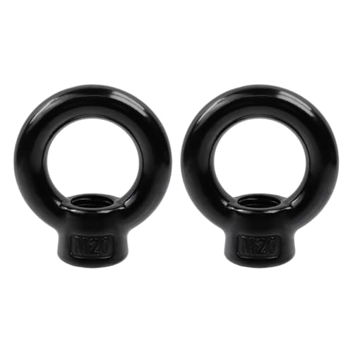 2Pcs 304 Stainless Steel Eye Nuts, M20