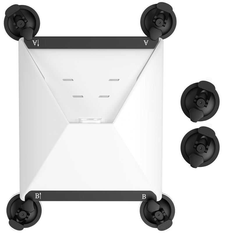 for Starlink Mini Mount, Starlink Mini Suction Cup Mount for Car Roof Window Sunroof, Starlink Mini Accessories Mounting Kit for RV Truck Boat Vehicle, Bracket Holder Magnetic Charger Adapter Base