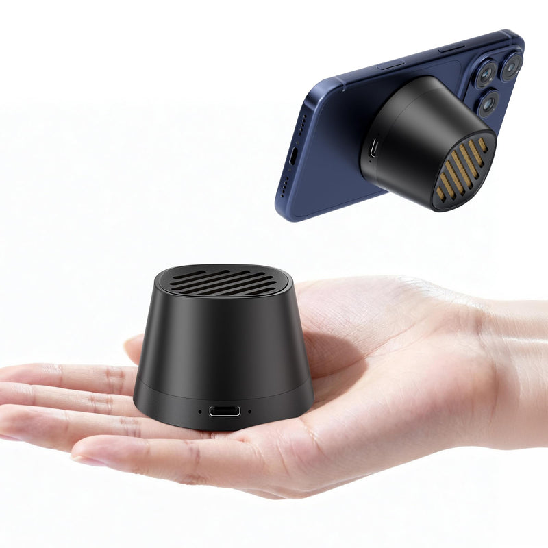Hotwill Portable Bluetooth Speakers with Magnetic Stand | Wireless Charging, Mini Bluetooth Speaker, Ultra-Light Wireless Speaker, 5W HD Sound, 7H Playtime for Home Office Desk