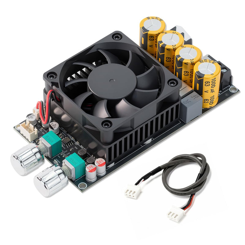 ZK-6001 600W Active Subwoofer Amplifier Board TPA3225 Mono Pure Power Amplifier with Frequency Volume Adjustment for Home Car DIY Audio System