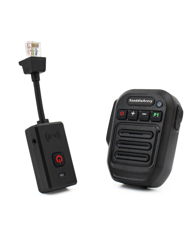 Wireless Speaker Microphone for Kenwood NX700 NX800 NX-820 NX-920 TK8180 TK7180 TK7360 TK8160 Car Walkie-Talkie Wireless Hand Long Range Mic with 360° Clip, USB-C Charging