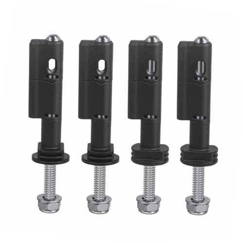 4 Pcs Stainless Steel Locking Pins - 140mm Non-Theft Security Kit with M10 Bolts for MaxTrax MKII Recovery Boards