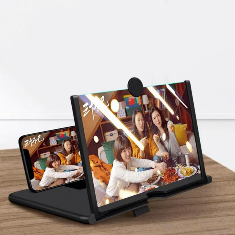 1Pc 3D HD Screen Expanders for Movies Videos Gaming Screen Magnifier with Adjustable Angle Design Amplifier Desktop Magnifying for Seniors Reading