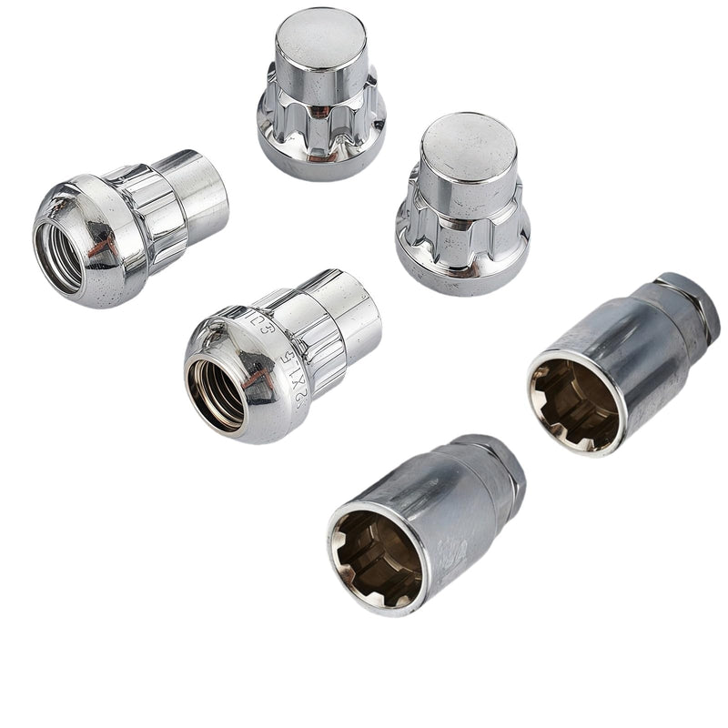 for Honda Wheel Lock Lug Nuts,Two Keys,M12x1.5 Thread, Ball Seat, 31.7mm Height, Anti-Theft Wheel Locks Compatible with Honda & Acura US Models
