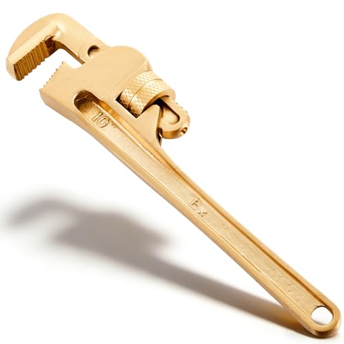 Hicarer 10'' Non-Sparking Pipe Wrench 10''