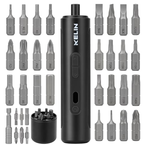 KELIN 44in1 Electric Screwdriver Set 3 Torque Levels S2 Steel Bits