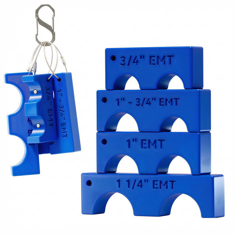 Magnetic Conduit Spacer Tool, 4 Sizes 1", 3/4", 1" - 3/4", 1 1/4" Electrician Tools