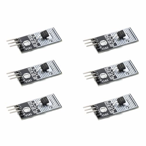 6pcs LM35DZ Analog Temperature Sensor Module, 4–30 V Wide Voltage Input, 10 mV