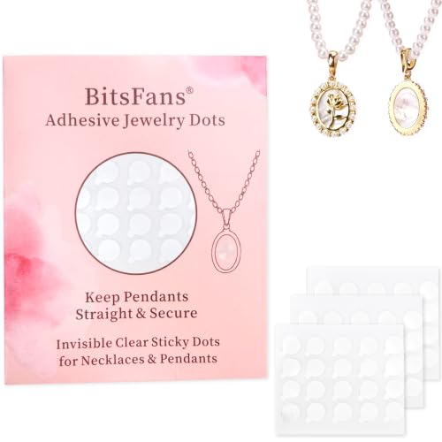 Adhesive Double-Sided Jewelry Tape Dots to Keep Necklaces Stay in Place Round 60