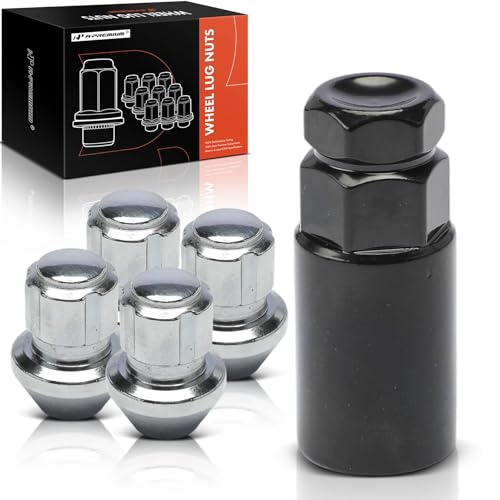 A-Premium Set of 5 M14-1.5 Wheel Lug Nuts Compatible with Ford & Ram