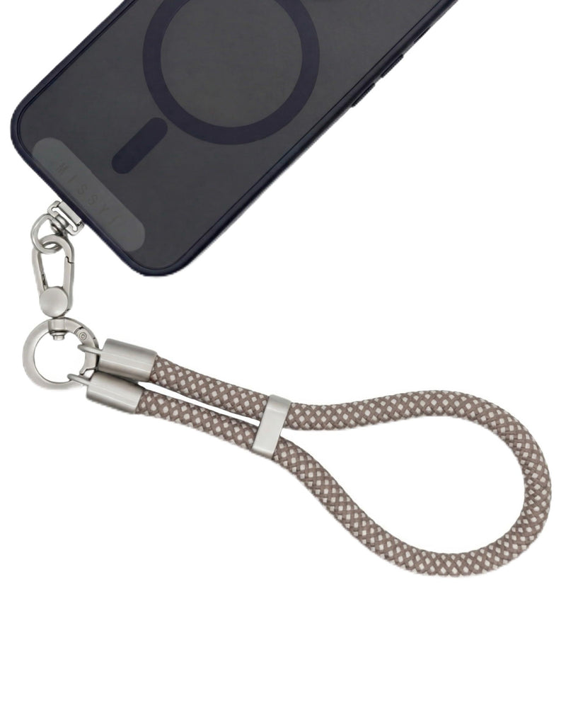 phone wrist strap, Adjustable Cell Phone Lanyard Strap for Case | Charm Wrist Lanyard with Anti Theft phone Tether Tab, Secure Phone Strap for Daily Carry and Hands-Free Use Brown
