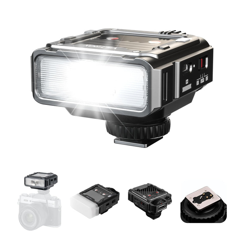 VILTROX Spark Z3 GN16 TTL Mini On Camera Flash for Fujifilm Camera | Hot Shoe Flash Mini Speedlite with 26Ws Output, 7-Step Control, 1s Recycle, 650 Full-Power Flashes, S1/S2 Optical Trigger Spark Z3-for Fujifilm