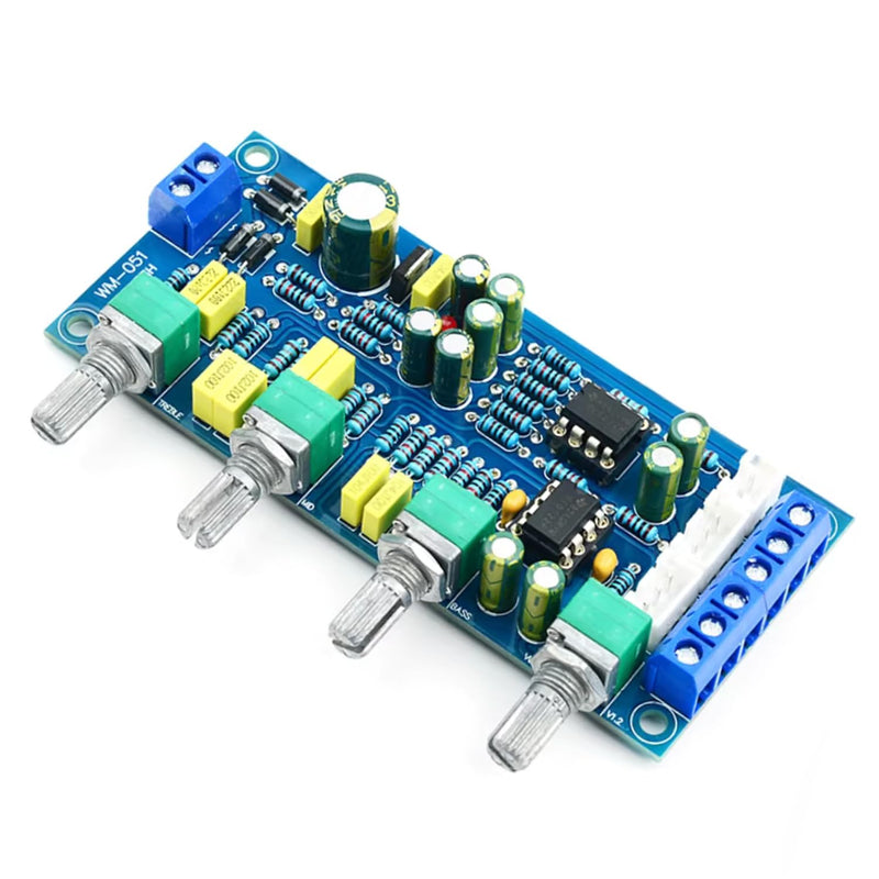 ne5532 op-amp HiFi preamplifier pre Amplifier Volume eq Tone Control Module bass Treble Balance Board