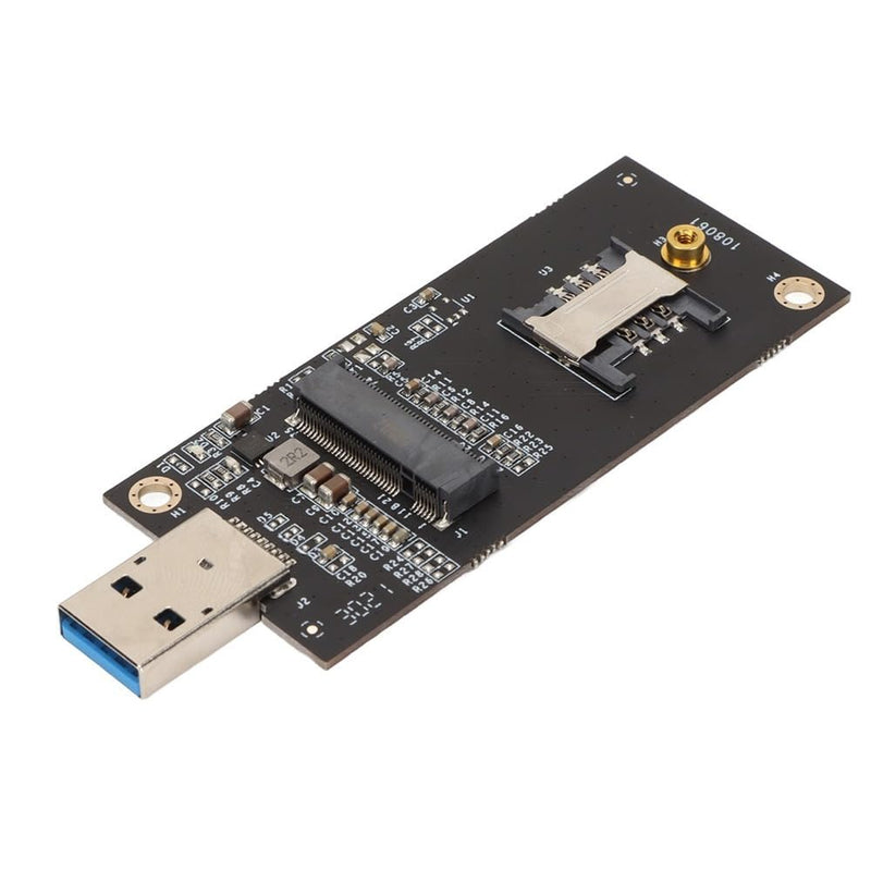 NGFF to USB 3.0 Adapter with SIM Slot – Plug and Play M.2 Card Reader for Windows for Linux, 30×42 Key B WWAN LTE Support